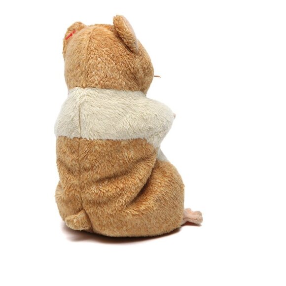 Vintage PELLET 2000 TY Beanie Baby Hamster Rodent Beige White Collectable Stuffy - Picture 4 of 10